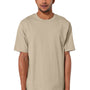 Stanley Stella Mens Freestyler Heavyweight Short Sleeve Crewneck T-Shirt - Desert Dust Brown