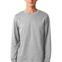 Stanley Stella Mens Creator 2.0 Long Sleeve Crewneck T-Shirt - Heather Grey