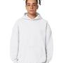 Stanley Stella Mens Cooper Dry Hooded Sweatshirt Hoodie w/ Pouch Pocket - White
