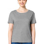 Stanley Stella Womens Serena Short Sleeve Scoop Neck T-Shirt - Heather Grey