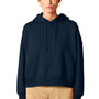 Stanley Stella Womens Nora Hooded Sweatshirt Hoodie - French Navy Blue
