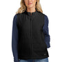 TravisMathew Womens Cold Bay Full Zip Vest - Black