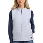 TravisMathew Womens Cold Bay Full Zip Vest - Microchip Grey