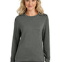 TravisMathew Womens Long Weekend Crewneck Sweatshirt - Heather Dark Grey