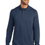 TravisMathew Mens Newport Fleece 1/4 Zip Jacket - Blue Nights