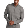 TravisMathew Mens Crestview 1/4 Zip Sweatshirt - Heather Grey
