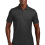 TravisMathew Mens Oceanside Moisture Wicking Short Sleeve Polo Shirt w/ Pocket - Heather Black