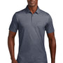 TravisMathew Mens Oceanside Moisture Wicking Short Sleeve Polo Shirt w/ Pocket - Heather Blue Nights