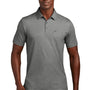 TravisMathew Mens Oceanside Moisture Wicking Short Sleeve Polo Shirt w/ Pocket - Heather Quiet Shade Grey