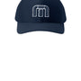 TravisMathew Hats Mens Front Icon Snapback Hat - Blue Nights