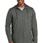 TravisMathew Mens Balboa Full Zip Hooded Jacket - Heather Dark Grey