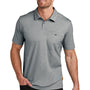 TravisMathew Mens Sunsetters Moisture Wicking Short Sleeve Polo Shirt w/ Pocket - Heather Grey