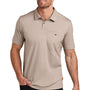 TravisMathew Mens Sunsetters Moisture Wicking Short Sleeve Polo Shirt w/ Pocket - Heather Portabella