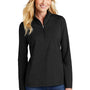 TravisMathew Womens Crestview 1/4 Zip Sweatshirt - Black