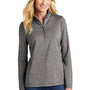 TravisMathew Womens Crestview 1/4 Zip Sweatshirt - Heather Grey