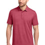 TravisMathew Mens Crestview Short Sleeve Polo Shirt - Heather Scooter Red - Coming Soon