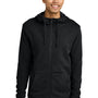 Tentree Mens Organic Cotton Fleece Full Zip Hooded Sweatshirt Hoodie - Meteorite Black - COMING SOON