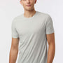 Tultex Mens Short Sleeve Crewneck T-Shirt - Light Silver Grey