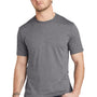 Volunteer Knitwear Mens USA Made Short Sleeve Crewneck T-Shirt - Heather Grey