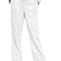 Wonderwink Womens WorkFlex Flare Leg Cargo Pants w/ Pockets - White