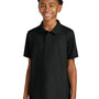 Port Authority Youth Wearever Signature Pique Short Sleeve Polo Shirt - Deep Black - COMING SOON