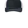 Port Authority Hats Youth Snapback Trucker Hat - Rich Navy Blue/White