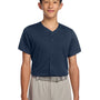 Sport-Tek Youth Tough Mesh Moisture Wicking Short Sleeve Jersey - True Navy Blue - COMING SOON