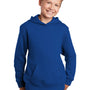 Sport-Tek Youth Shrink Resistant Fleece Hooded Sweatshirt Hoodie w/ Pouch Pocket - True Royal Blue