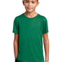 Sport-Tek Youth Moisture Wicking Short Sleeve Crewneck T-Shirt - Kelly Green - Closeout