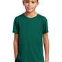 Sport-Tek Youth Moisture Wicking Short Sleeve Crewneck T-Shirt - Marine Green - Closeout