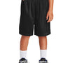 Sport-Tek Youth Moisture Wicking Classic Mesh Shorts - Black - Closeout