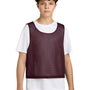 Sport-Tek Youth Reversible Lacrosse Pinnie Tank Top - Maroon/White - NEW