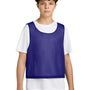 Sport-Tek Youth Reversible Lacrosse Pinnie Tank Top - Purple/White - NEW