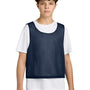 Sport-Tek Youth Reversible Lacrosse Pinnie Tank Top - True Navy Blue/White - NEW