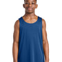 Sport-Tek Youth Moisture Wicking Competitor Rev Tank Top - True Royal Blue/White