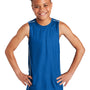 Sport-Tek Youth Moisture Wicking Mesh Reversible Tank Top - True Royal Blue - Closeout