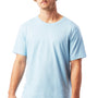Alternative Mens Go To Jersey Short Sleeve Crewneck T-Shirt - Light Blue