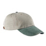 Adams Hats Mens Adjustable Hat - Stone Grey/Forest Green