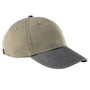 Adams Mens Adjustable Hat - Khaki/Charcoal Grey