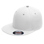 Team 365 Hats Mens Moisture Wicking Stretch Fit Hat - White/Silver Grey - Closeout