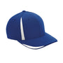 Team 365 Hats Mens Moisture Wicking Stretch Fit Hat - Royal Blue/White - Closeout