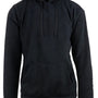 Burnside Mens Polar Fleece Pill Resistant Hooded Sweatshirt Hoodie w/ Pouch Pocket - Navy Blue
