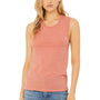 Bella + Canvas Womens Jersey Muscle Tank Top - Heather Sunset Orange