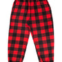 Burnside Mens Flannel Jogger Sweatpants w/ Pockets - Buffalo Plaid