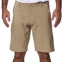 Burnside Mens Hybrid Stretch UV Protection Shorts w/ Pockets - Heather Khaki - NEW