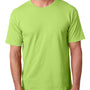 Bayside Mens USA Made Short Sleeve Crewneck T-Shirt - Lime Green