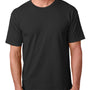 Bayside Mens USA Made Short Sleeve Crewneck T-Shirt - Black