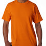 Bayside Mens USA Made Short Sleeve Crewneck T-Shirt - Bright Orange