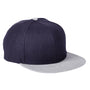 Big Accessories Hats Mens Adjustable Hat - Navy Blue/Heather Grey