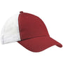 Big Accessories Hats Mens Adjustable Trucker Hat - Maroon/White